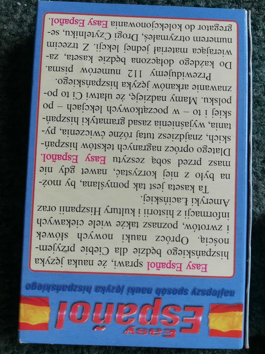 Kasety do nauki języka hiszpańskiego