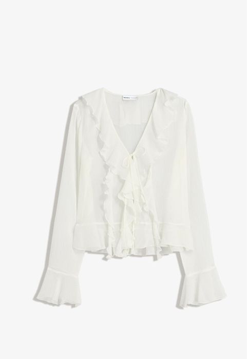 Сорочка з воланами bershka