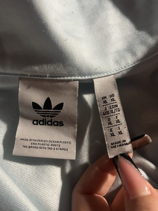 Зипка Adidas голуба