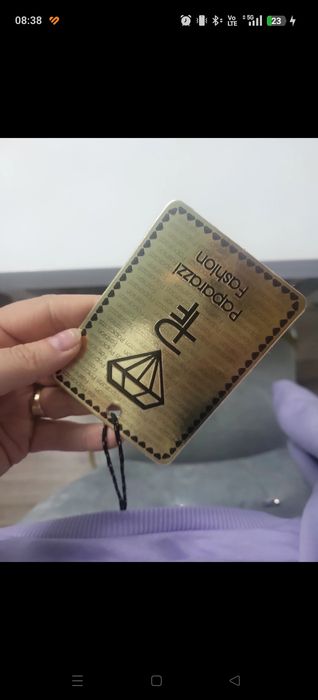 Liliowy dres Paparazzi Fashion