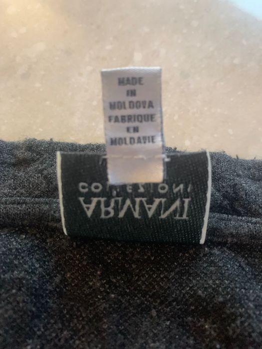 Armani Collezioni markowy szary męski sweter XL  viskoza , oryginał