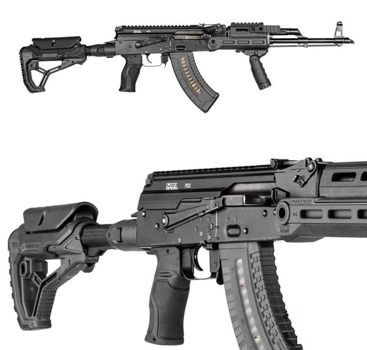 Рукоятка пистолетная Fab Defense АК-47/74 обрезиненная (Израиль)