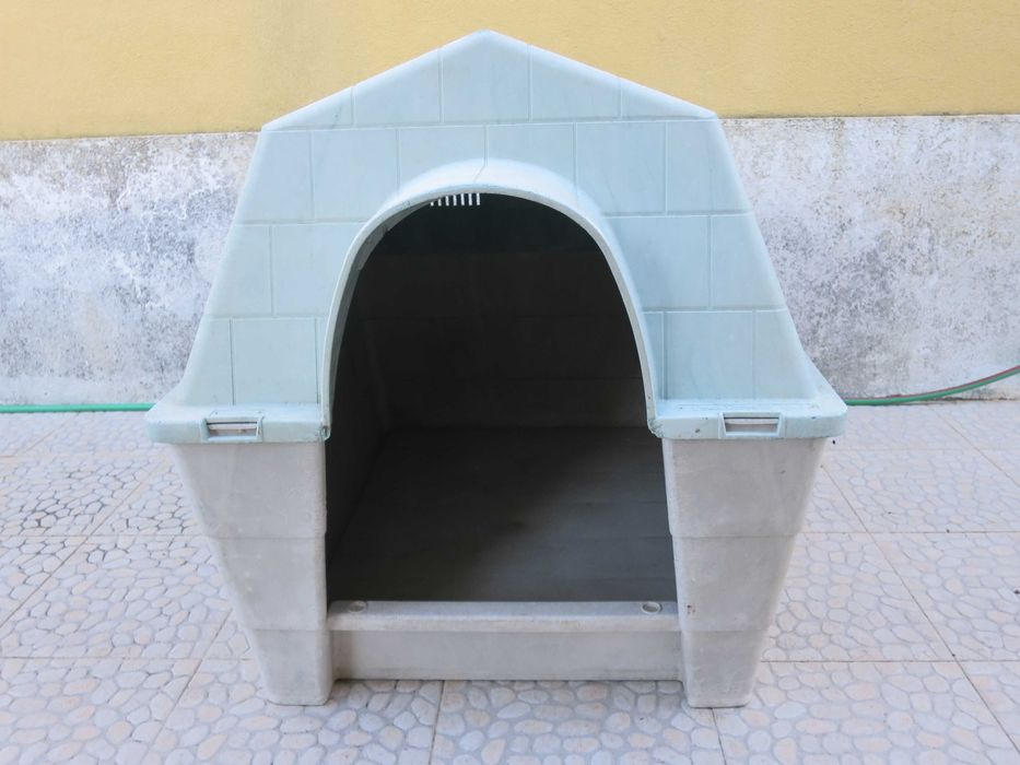 Casota para cão grande espaçosa usada em plástico lavável animais