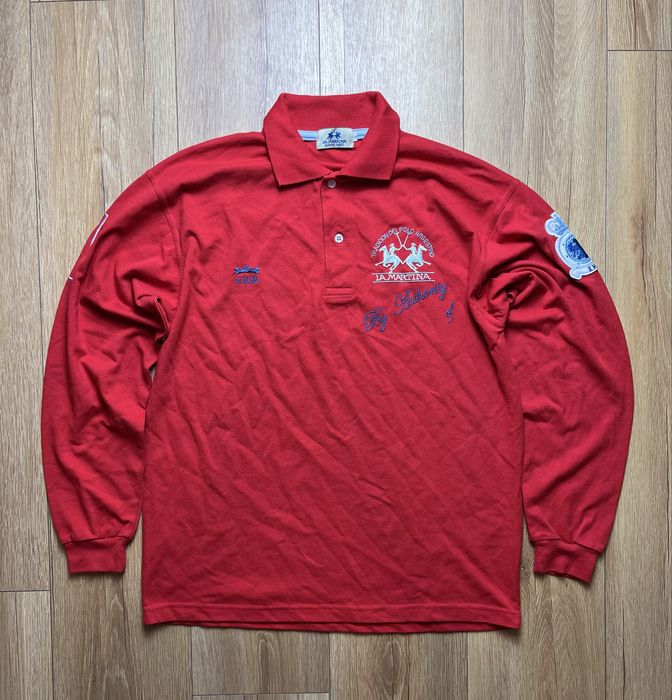 La Martina Koszulka z długim rękawem Longsleeve Old money Streetwear