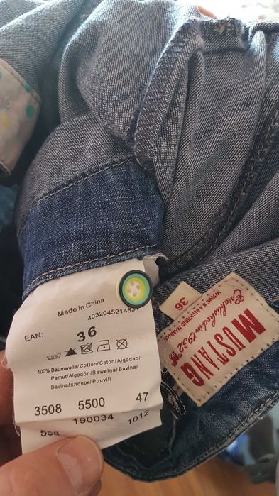 Kombinezon jeansowy marki Mustang damski