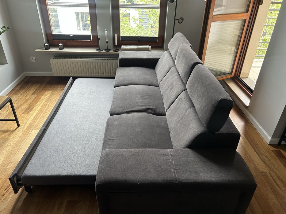 Sofa 250cm x 95 cm szara