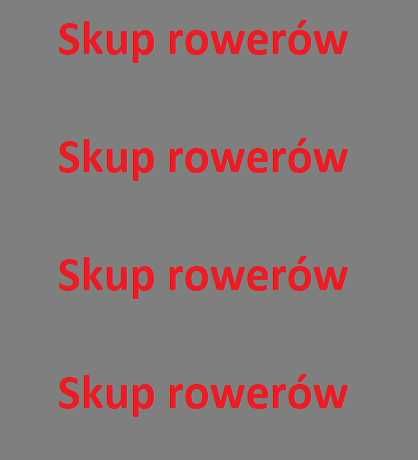 Skup rowerów używanych oraz serwis rowerów