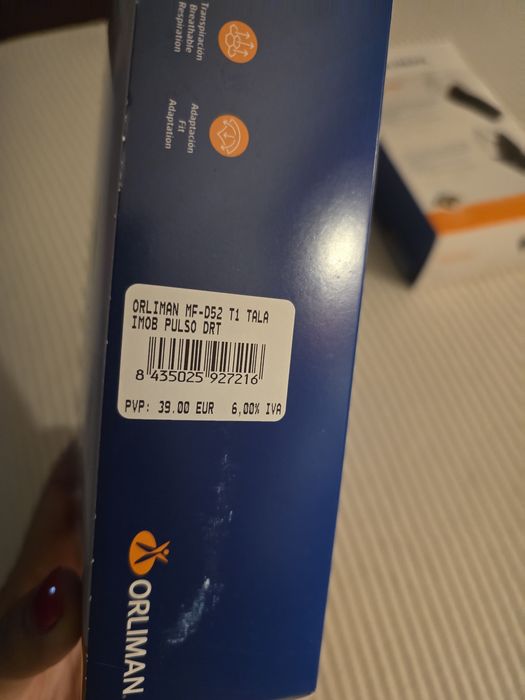 Par Órteses Pulso Orliman Manutec T1 (Dta+Esq) - Usado 2x