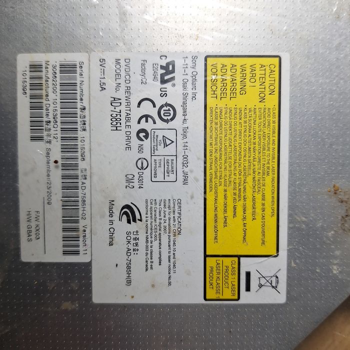 Drive DVD/CD Negociável