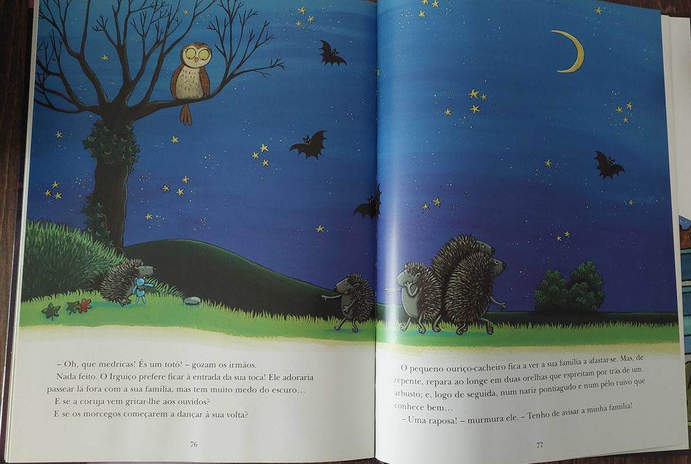 Livro para criança "Quem tem medo do escuro?"