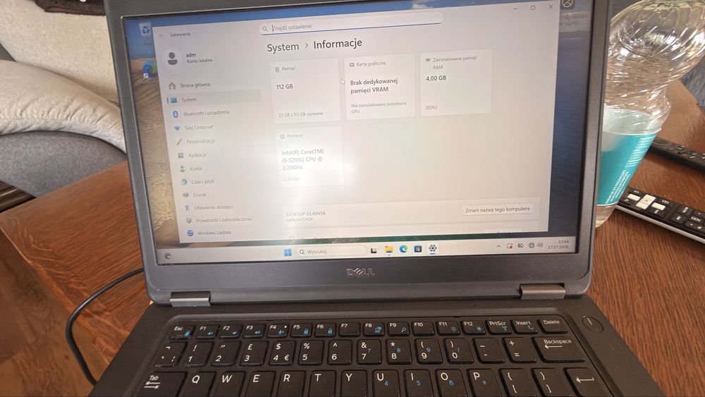 Laptop dell E5450