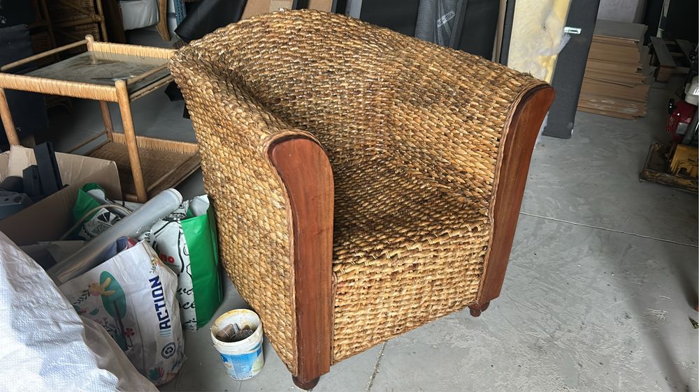 Fotele ratanowe stylowe promocja