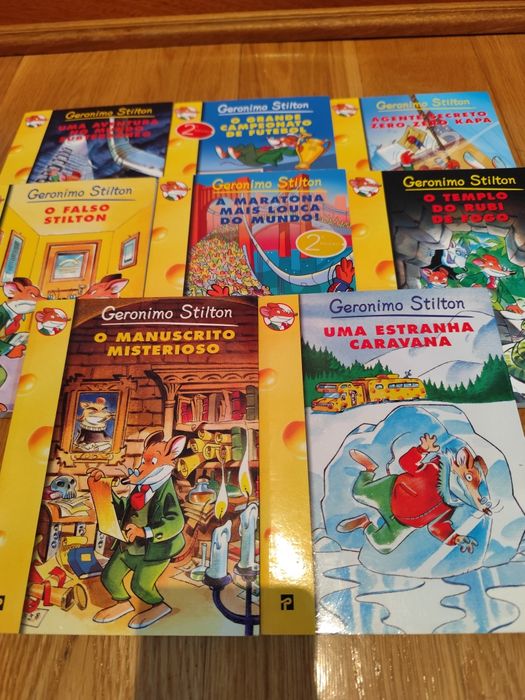 Coleção 8 livros Jerónimo Stilton