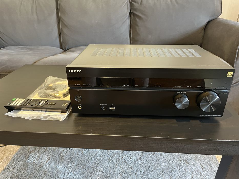 Receiver AV Sony STR-DH550 5.2 – 4K / Hi-Res Audio / Dolby TrueHD & DTS-HD (Amplificador de alta resolução)