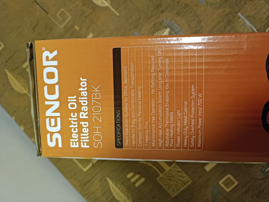 Масляний обігрівач Sencor