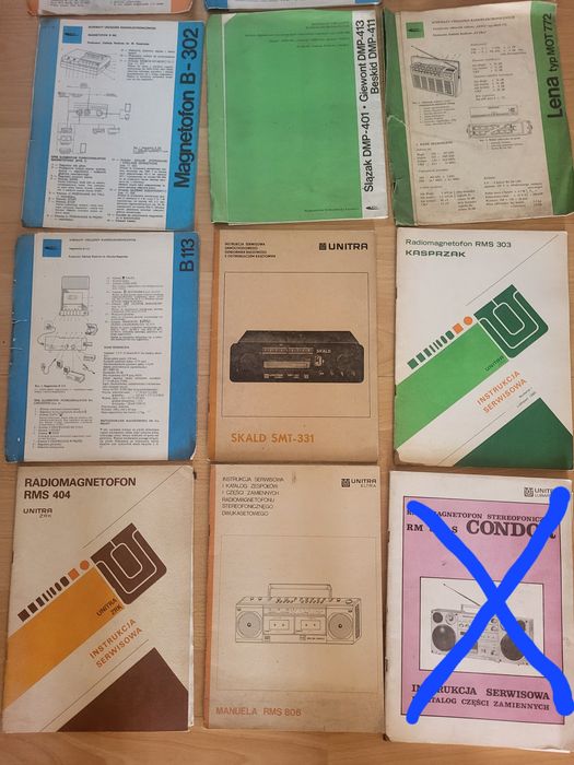 Instrukcja serwisowa Unitra
