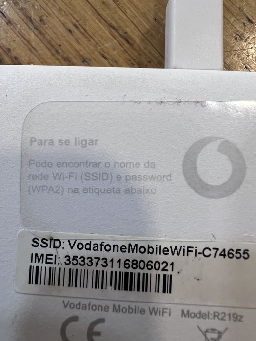 Hotspot Wi-Fi Móvel Vodafone R219z (ZTE) – 4G