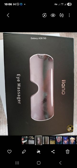 Блютуз окуляри масажер