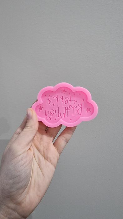 Forma silikonowa tabliczka z napisem "Happy Birthday"