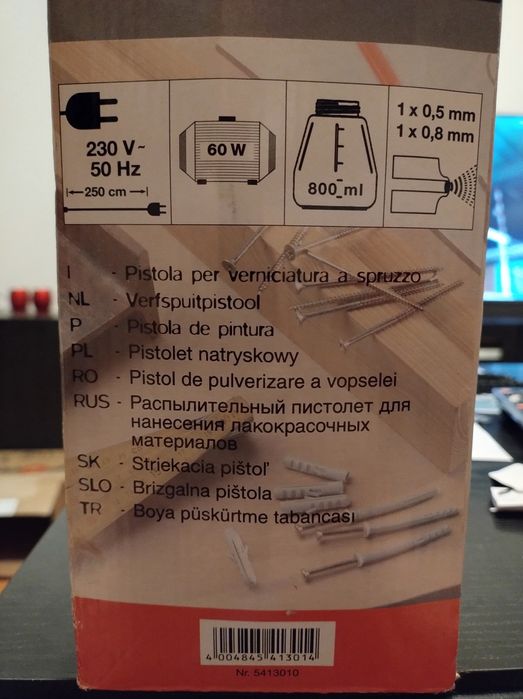 Pistolet malarski nowy