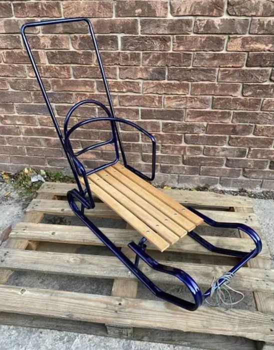 Королівські Сани сині Санки Королевские