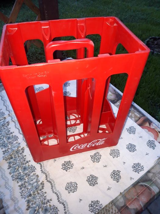 Фирменный пластиковый ящик Coca-Cola (Кока-Кола) для бутылок