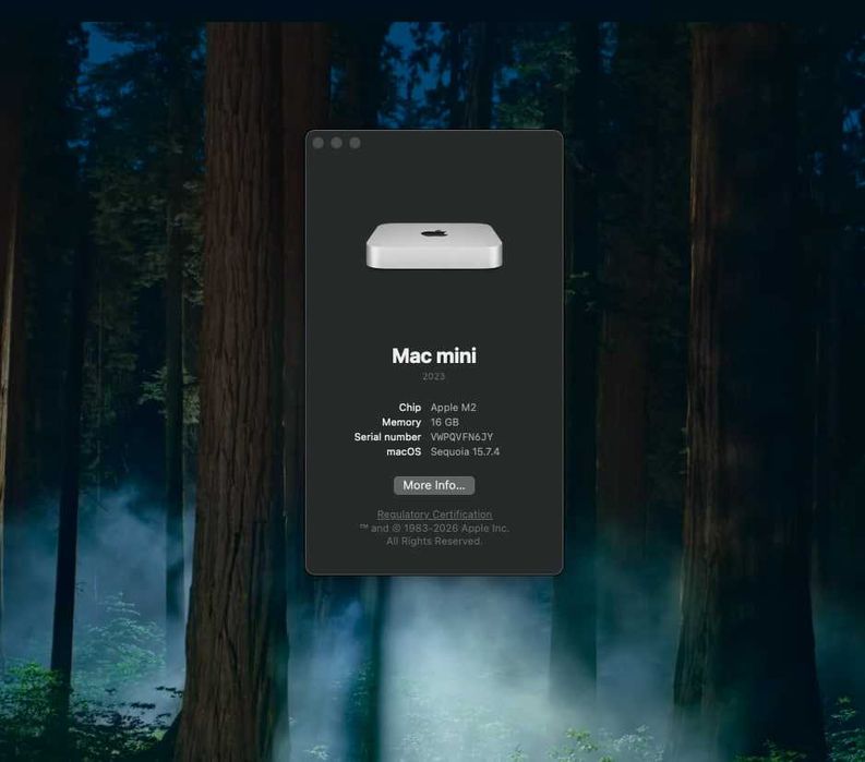 Apple Mac mini M2 2023 | 16/256