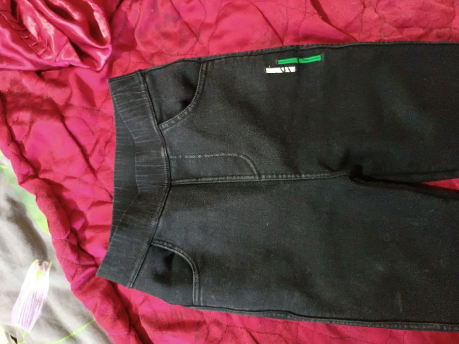 Джинсы для девочки на флисе зимние