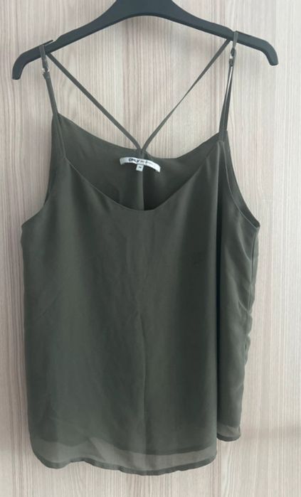 Khaki top ONLY na ramiączkach M