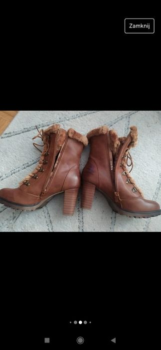 Botki damskie ocieplane