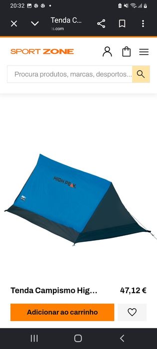 Tenda para caminhada, leve e prática.