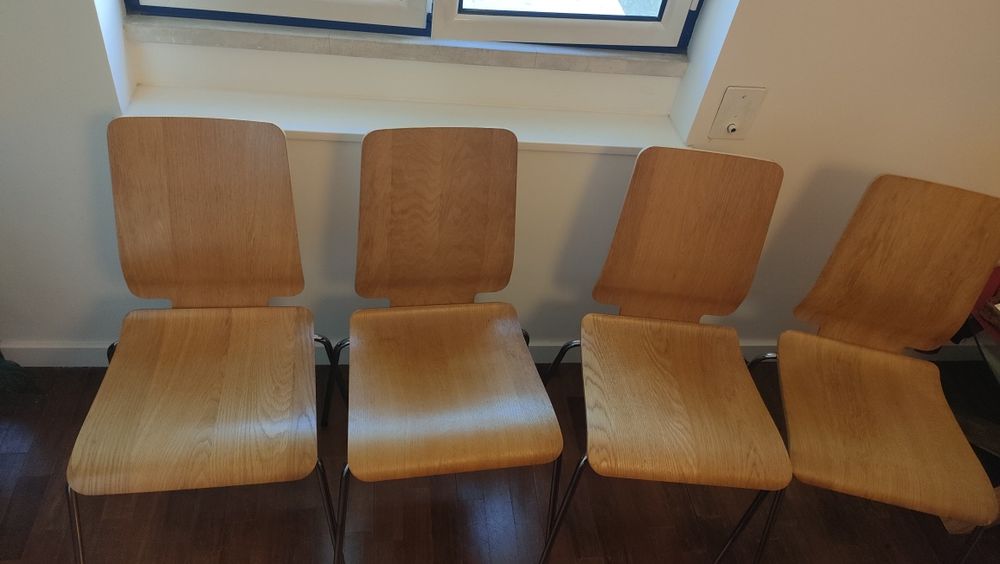 4 cadeiras ikea modelo Gilbert