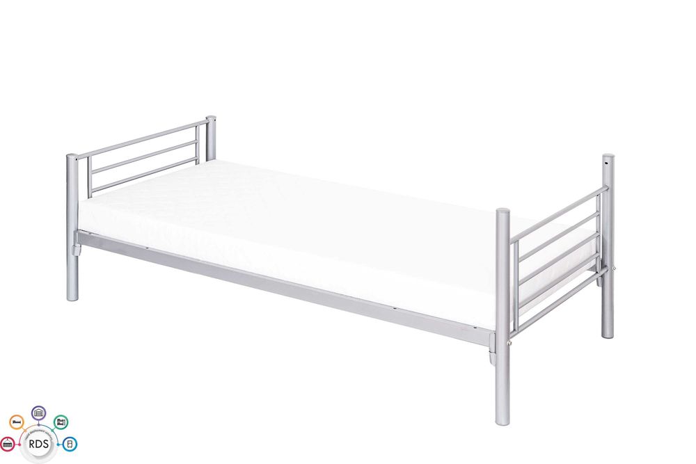 Łóżko metalowe pojedyncze lub piętrowe WOJSKOWE hotelowe 90x200