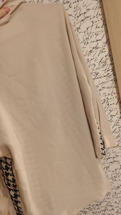 Koszula XXL pepitka elegancka beż