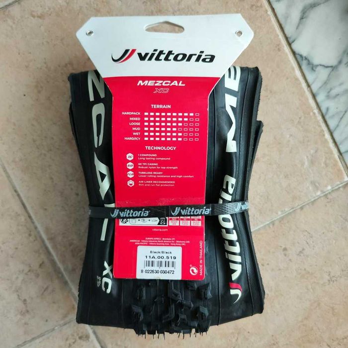 Pneu Vittoria Mezcal XC 29x2.35" TLR 1C MTB Dobrável