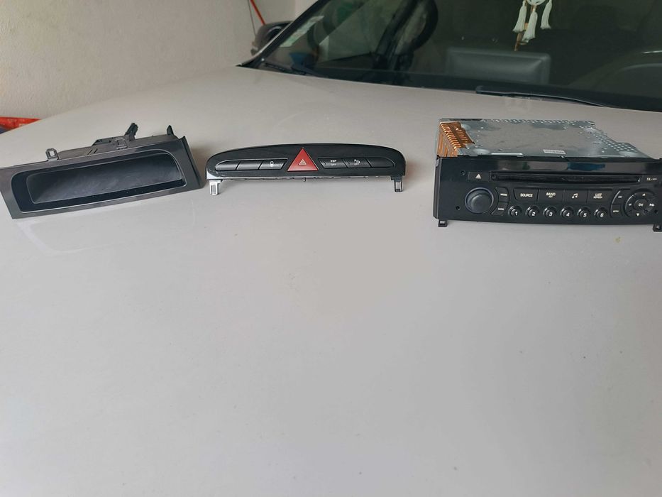Auto radio Peugeot 308 Preto Piano