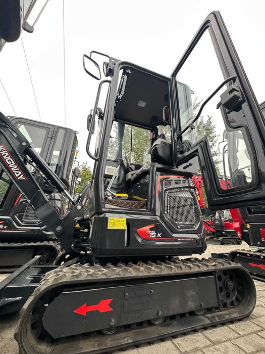 Minikoparka VIP 2 Diesel 25KM S15K 2-sek POMPA 1700kg Ogrzewanie 3 łyż