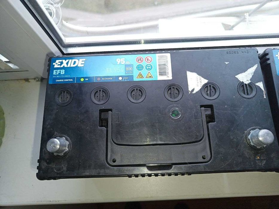 Акумулятор пусковий EXIDE EL954 95Ah EFB 800A Extra Life