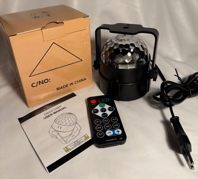 Kula dyskotekowa, oświetlenie Led na imprezę