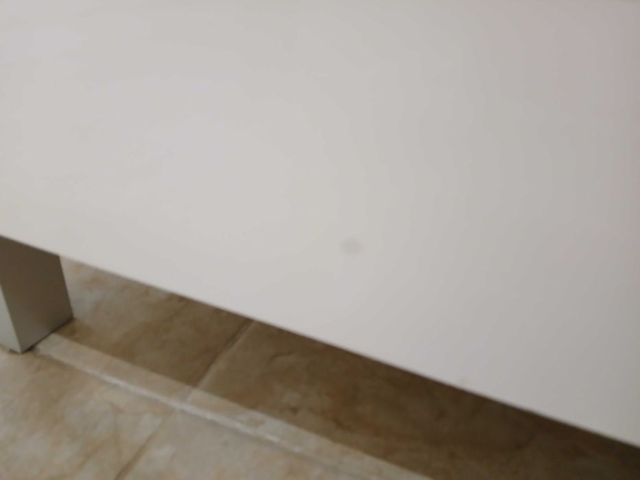 Móvel + lavatório WC 100cm branco brilho