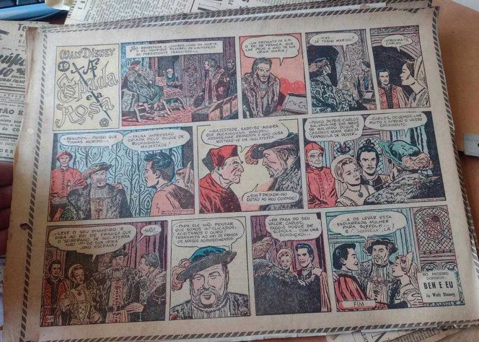 A Espada e a Rosa 1954/5 Walt Disney Raríssima