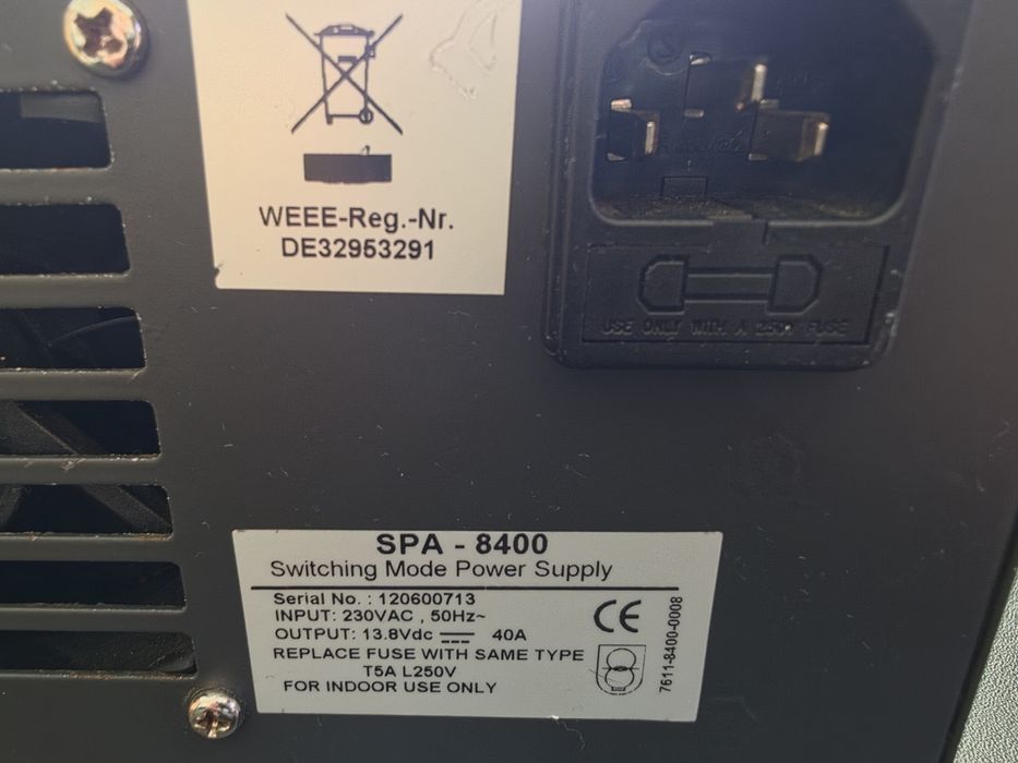 Імпульсний блок живлення MAAS SPA-8400 40 А