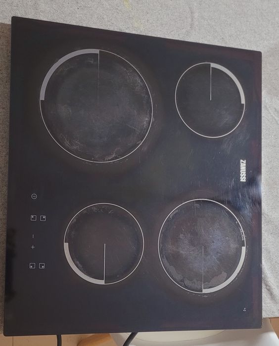 Placa vitrocerâmica zanussi