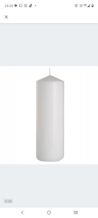 Świeca świeczka 20 cm