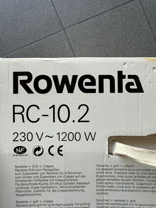 Rowenda raclette + grill + crepes
