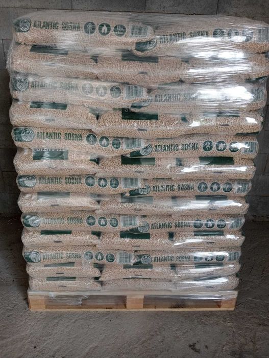 Atlantic Pellet Sosnowy Jasny Pellet z Dostawą do Twojego Domu