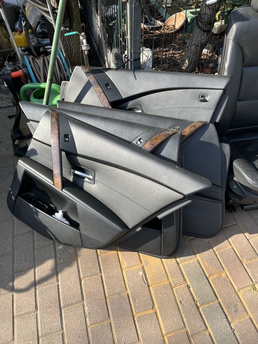 Bmw e61 fotele komplet skora grzane z boczkami europa