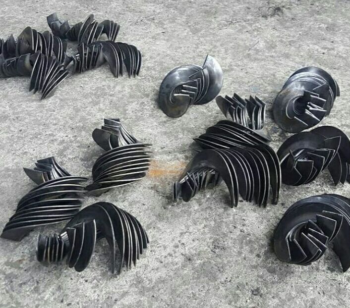 Шнеки под заказ,витки шнека,сегменты шнека