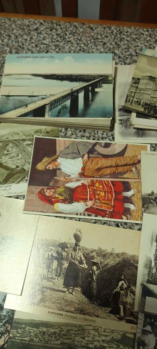 Lote de postais antigos nunca circulados
