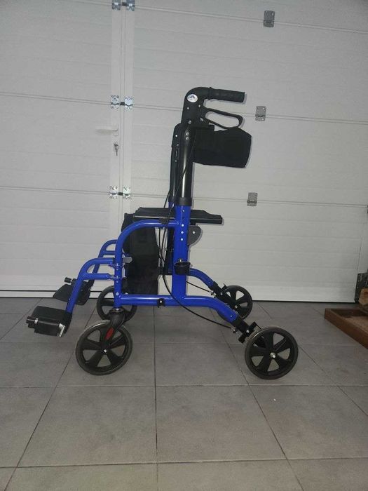 andarilho dobrável com assento e encosto